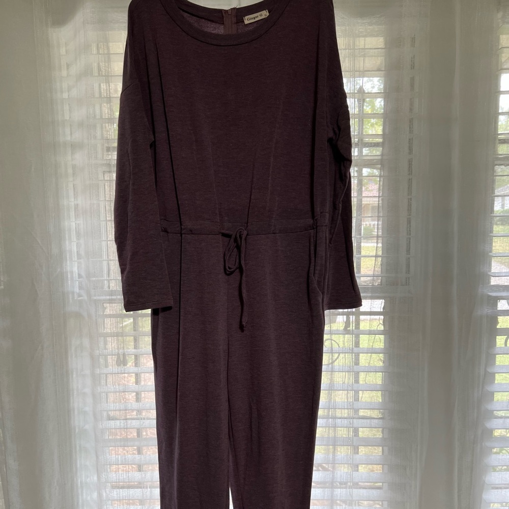 Serena Plum Jumpsuit - Picture 12 of 12